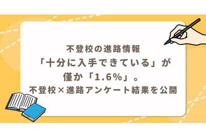 不登校小学生の進路選択、情報不足が浮き彫りに 画像