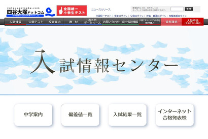 【中学受験2026】四谷大塚、第1回合不合判定テスト…第一志望者数トップは早稲田・吉祥女子 画像