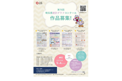 埼玉県「統計グラフコンクール」作品募集…自由研究に最適 画像