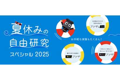 【夏休み2025】自由研究のネタ探しに…400以上の実験アイデアを無料公開 画像
