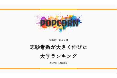 志願者数が大きく伸びた大学、2位「日大」1位は？ 画像