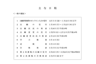 【高校受験2026】北海道公立高入試、手引を公表…オンライン出願入力12/5より 画像