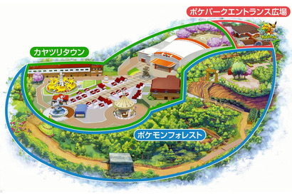 ポケモン初の屋外常設施設「ポケパーク カントー」よみうりランド園内に開業、2026年2月5日 画像