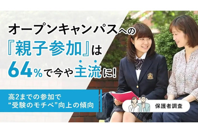 【大学受験2027】オーキャン、保護者同行64%…高2までに何校行ってる？ 画像