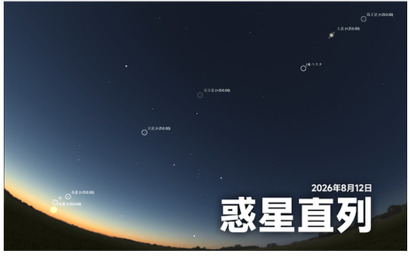 惑星直列とペルセウス座流星群…観測は8/12-13が好条件 画像