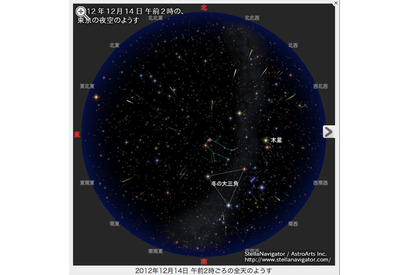 12/13夜が絶好の観測チャンス、ふたご座流星群 画像