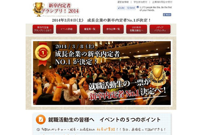予算は20万円、内定者がミッションに挑戦「新卒内定者グランプリ！2014」 画像