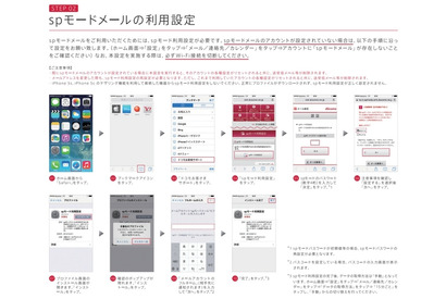 ドコモの「spモード」メール、10月1日より提供開始 画像