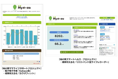 柏市など、電子母子健康手帳を活用した健康支援サービスの実証事業を開始 画像