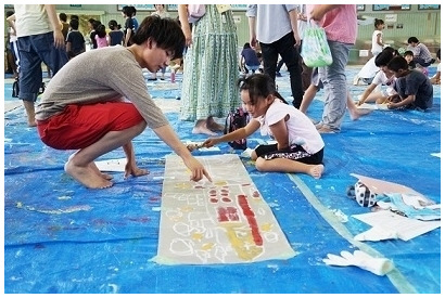 芝浦工大、大学生・小学生・地域住民でお絵かきフェス開催 画像