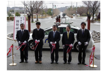 珠洲市街地で自動運転車の実証実験…金沢大学 画像