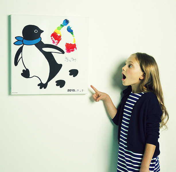 Suicaペンギンと一緒に子どもの成長を見守るアート作品を販売 リセマム