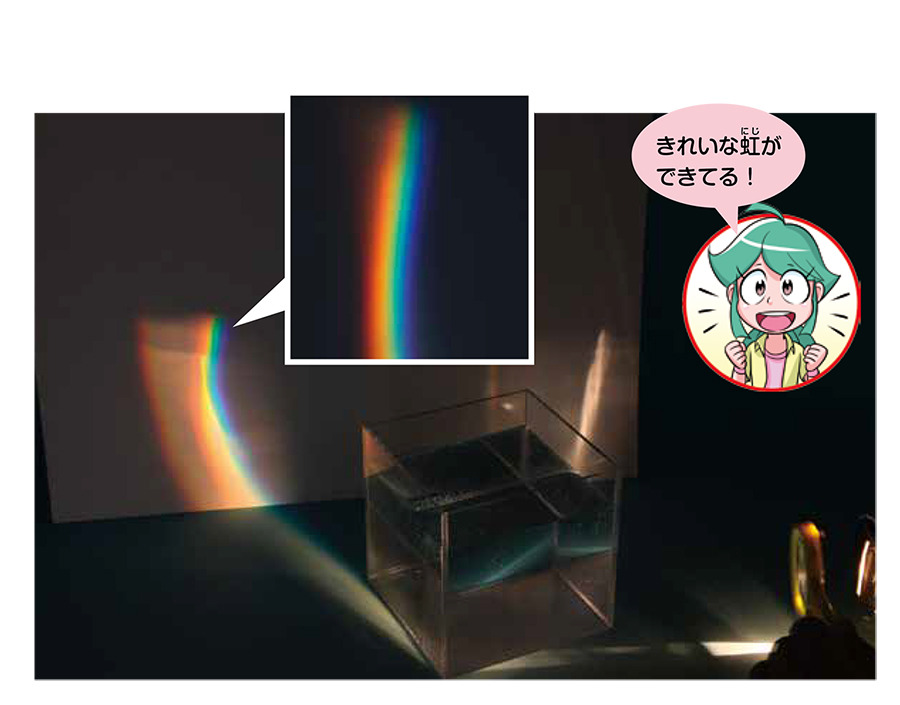 自由研究 懐中電灯の光で虹をつくろう 小学生向け リセマム 自由研究 懐中電灯の光で虹をつくろう 小学生向け リセマム