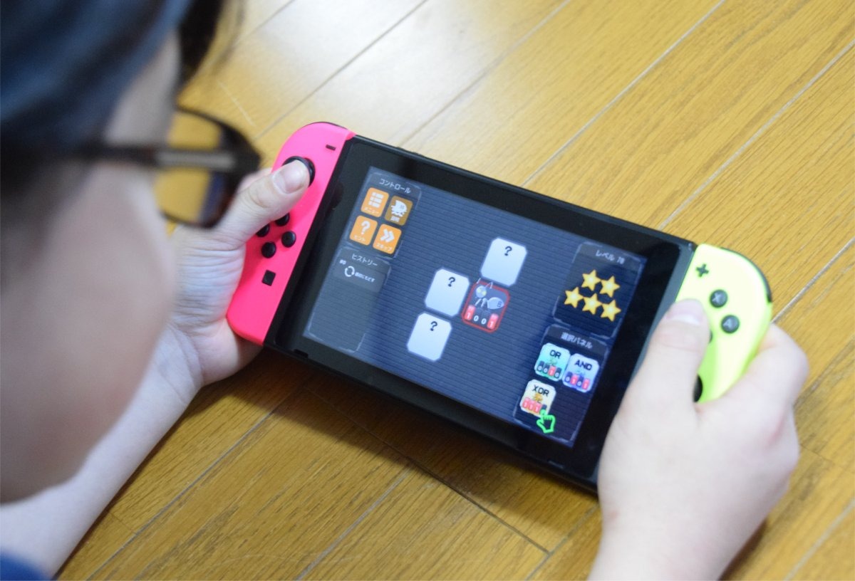Nintendo Switch版 トライビットロジック で論理脳が目覚める プログラミング学習はゲームで始める リセマム