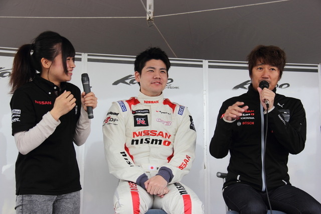 日産自動車大学校ブースでのトークショーの様子