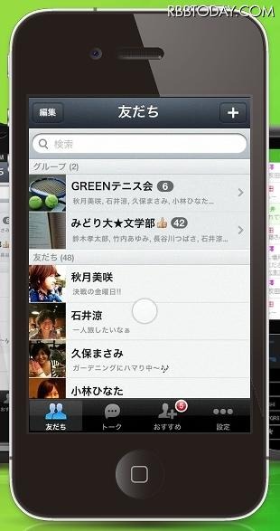 グループでの会話、一対一での会話が可能 グループでの会話、一対一での会話が可能