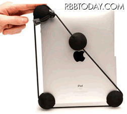 スタンドのような取り付けイメージ（iPadは別売） スタンドのような取り付けイメージ（iPadは別売）