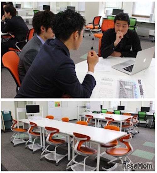 アクティブ・ラーニングルーム活用のようす