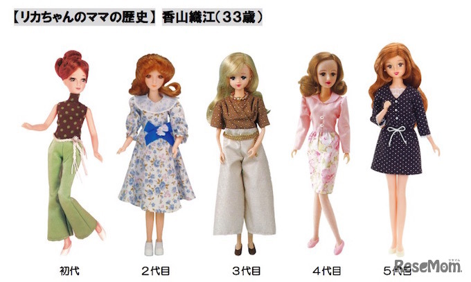 歴代のリカちゃんママ