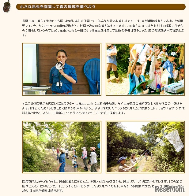 昨年の夏のスクールの様子