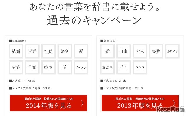 過去のキャンペーン