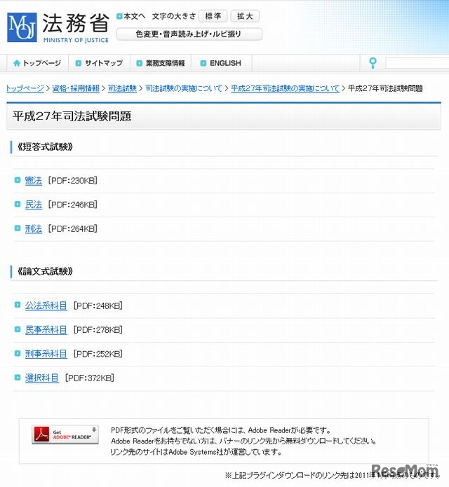 平成27年司法試験問題
