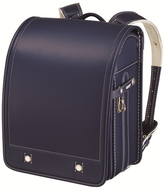 「あんふぁんランドセル2016年モデル」ベーシック（ディープネイビー、ステッチ：シルバー）