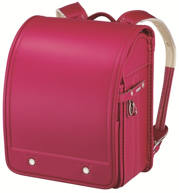 「あんふぁんランドセル2016年モデル」ベーシック（シンデレラローズ、ステッチ：ピンク）