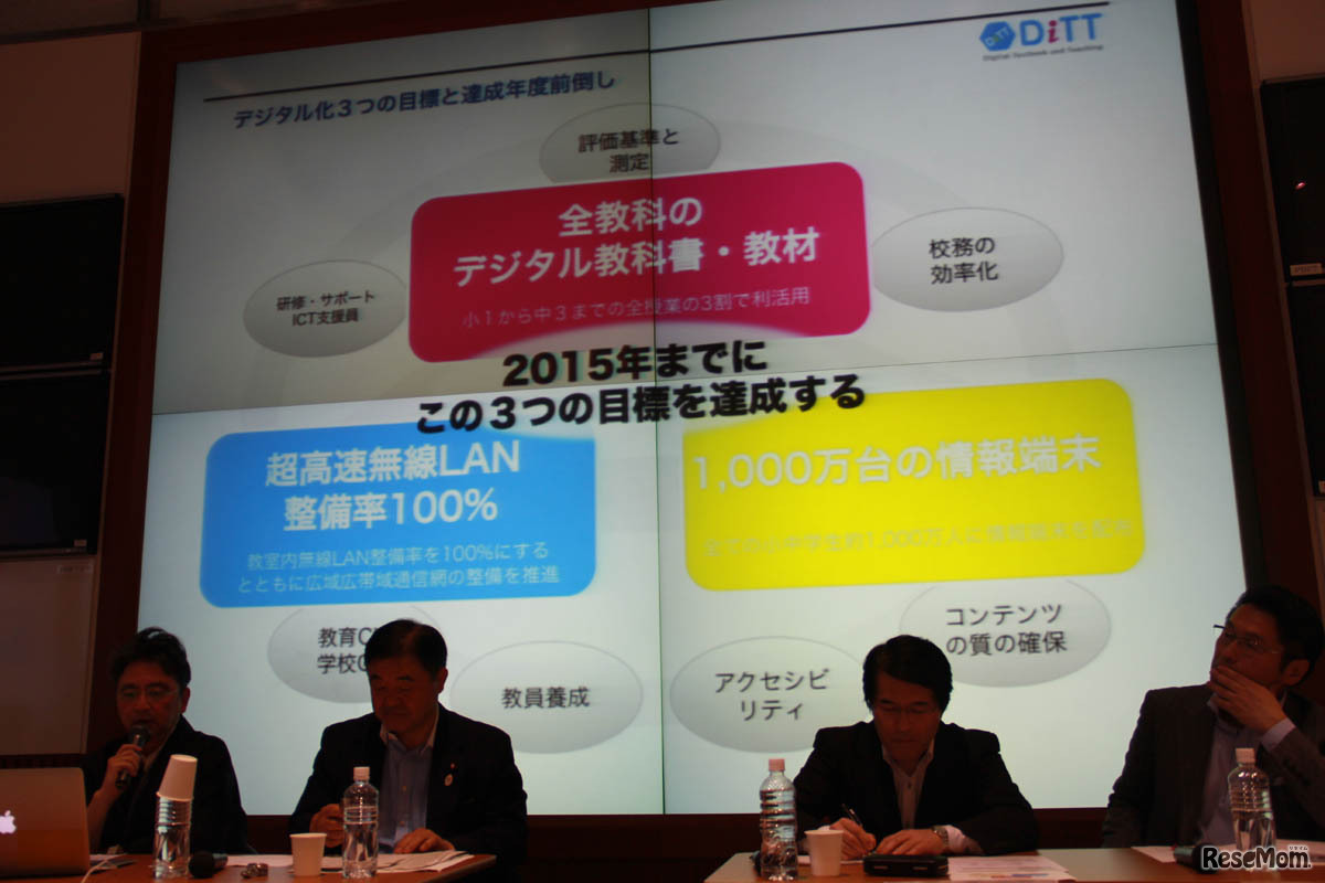 2010年の発足時にDiTTが政策提言した3項目