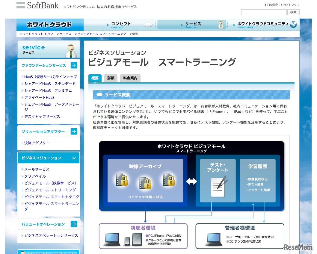 ホワイトクラウド　ビジュアモール スマートラーニング