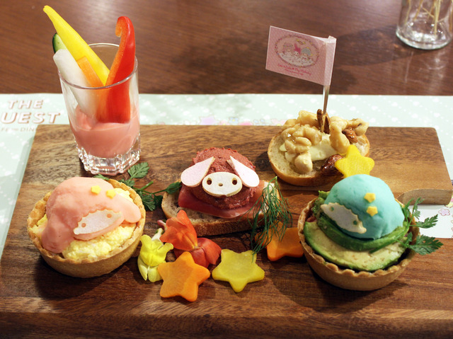 「みんなでパーティーしよ 種類沢山のピンチョス」