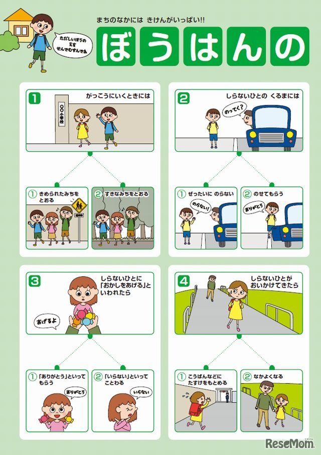 ぼうはんのおやくそく