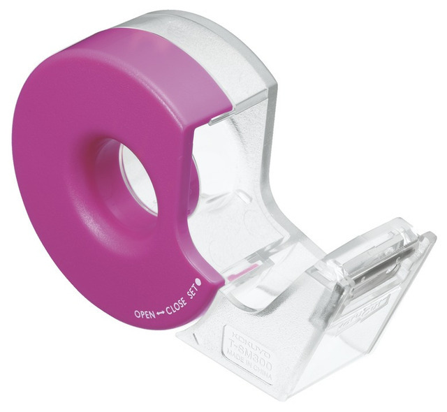 テープカッター＜カルカット＞（ハンディタイプ・小巻き）ピンク