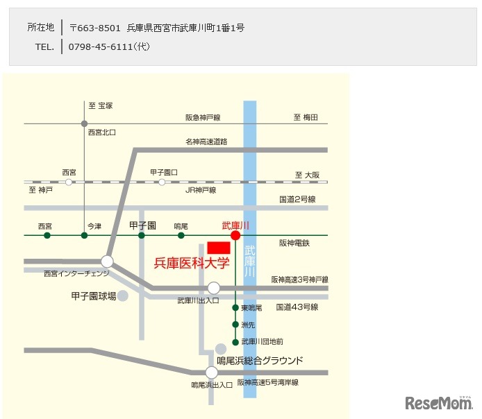 兵庫医科大学 西宮キャンパス