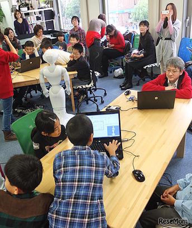 プログラミング教室のようす