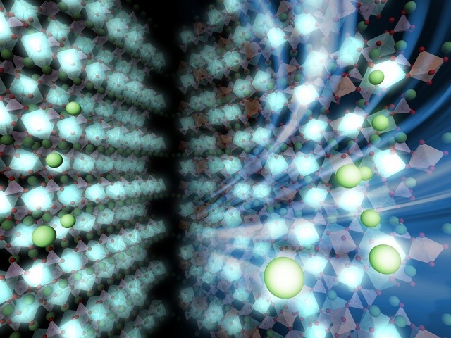 電池の中間状態のイメージ図