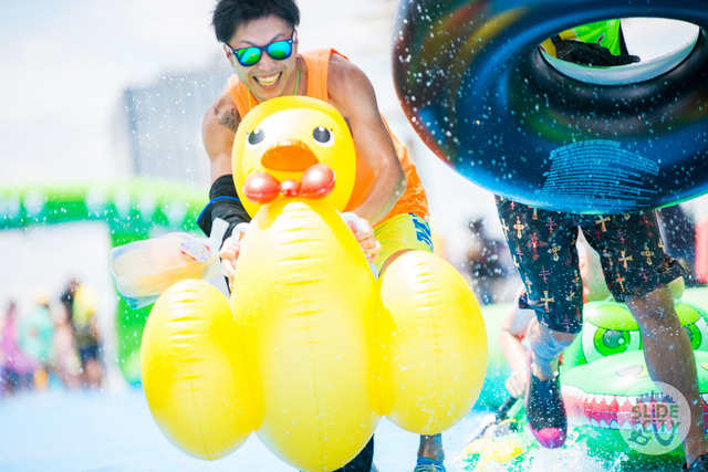 お台場に全長300mのウォータースライダーが出現！「スライド・ザ・シティ」第2弾開催