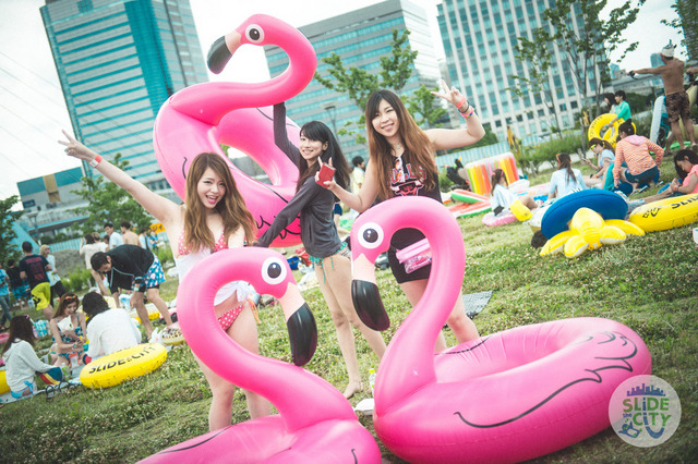 お台場に全長300mのウォータースライダーが出現！「スライド・ザ・シティ」第2弾開催