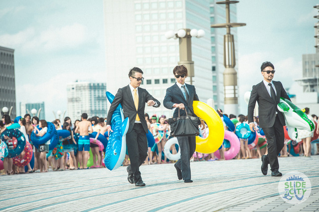 お台場に全長300mのウォータースライダーが出現！「スライド・ザ・シティ」第2弾開催