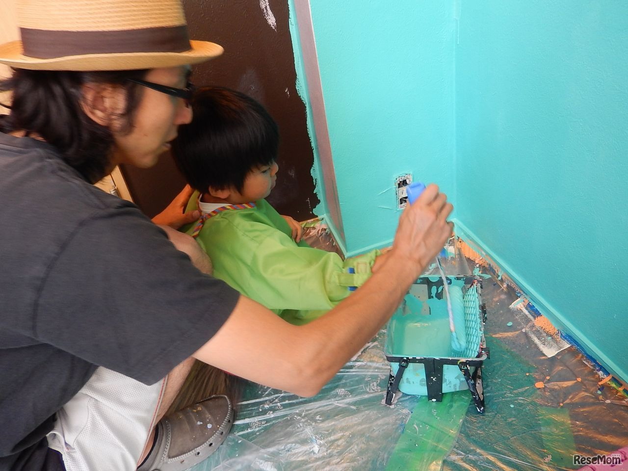 夏休み親子ペイント体験教室　過去のようす