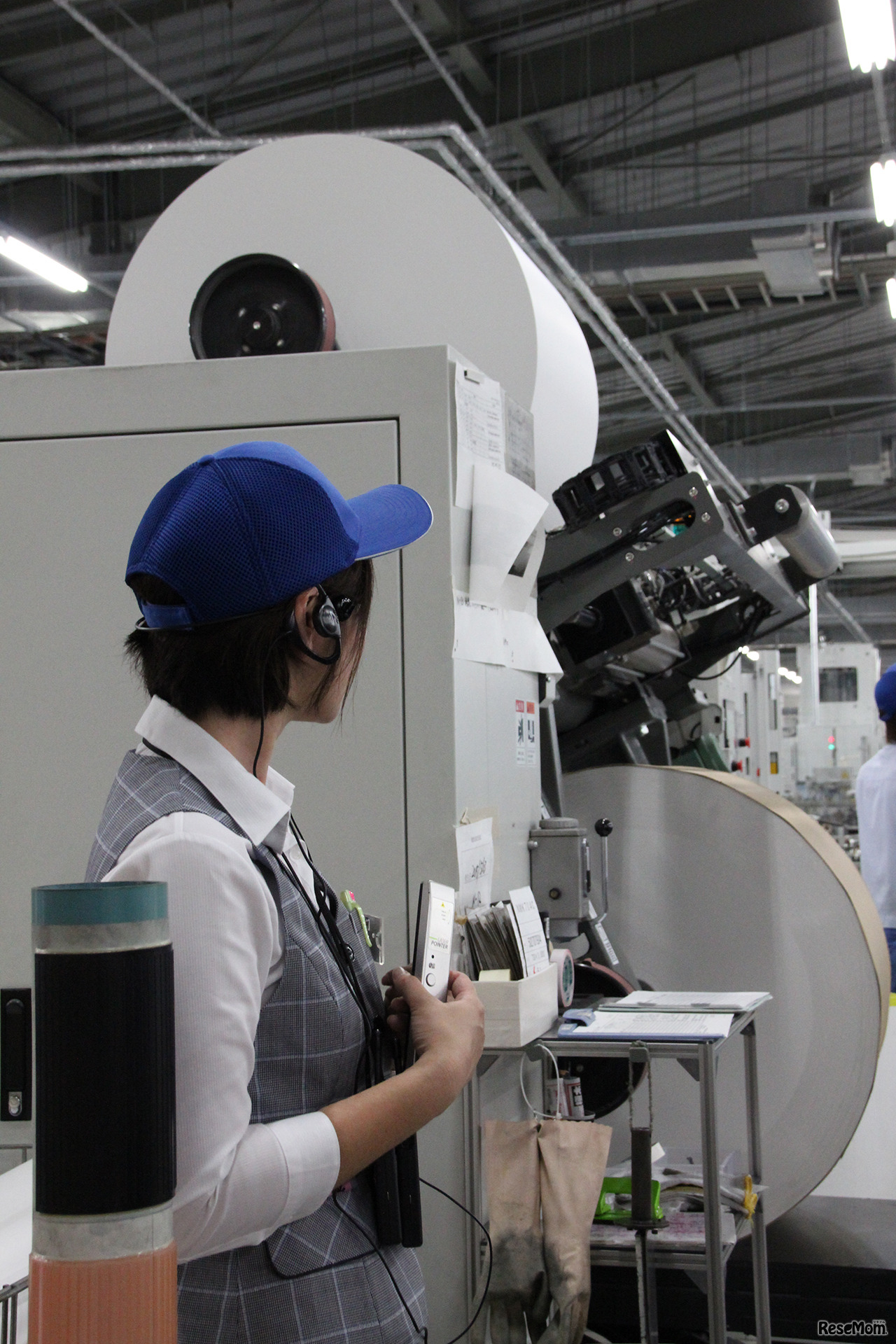 説明中にも動き続けるN-13号機