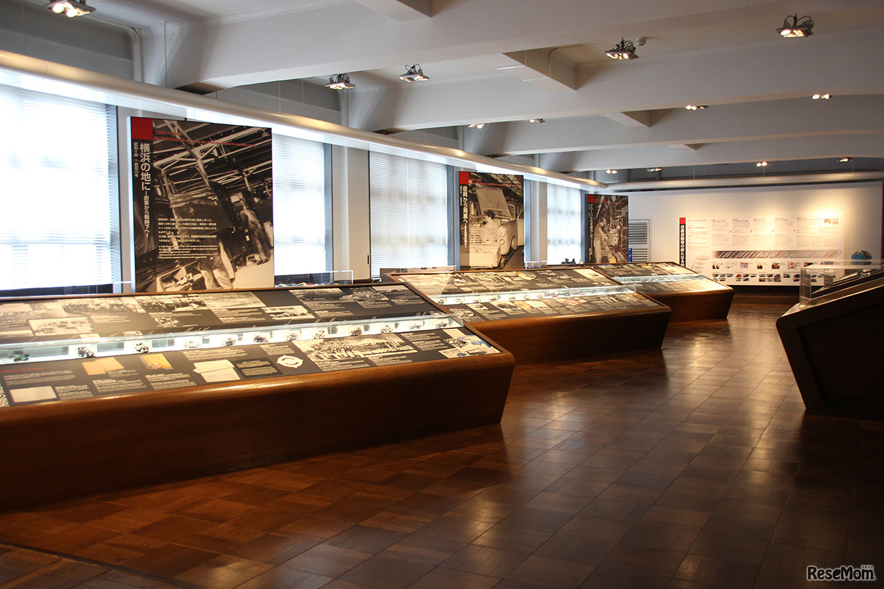 日産エンジンミュージアム内のようす