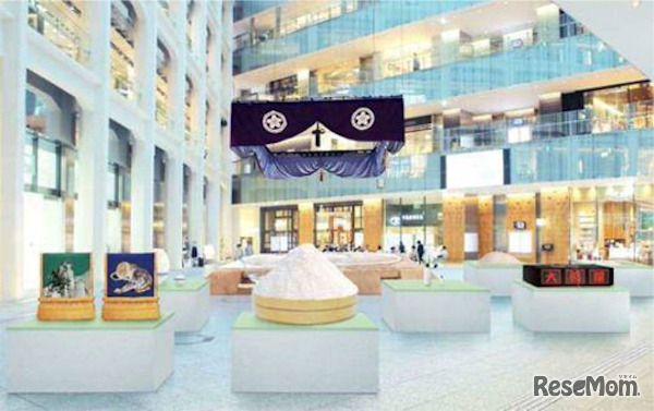 1階アトリウム「大すもう展」イメージ