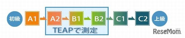 結果はバンドで表示される