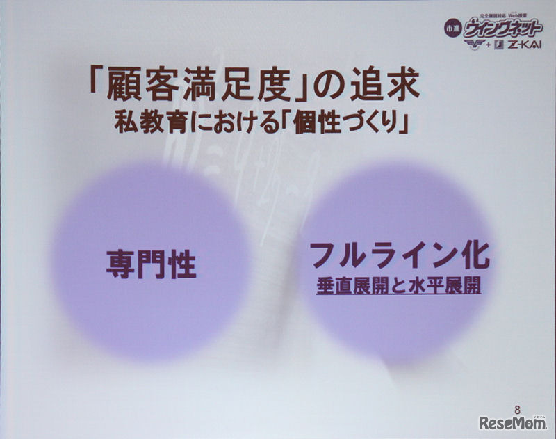 満足度向上を目指し、現在の塾は2極化している
