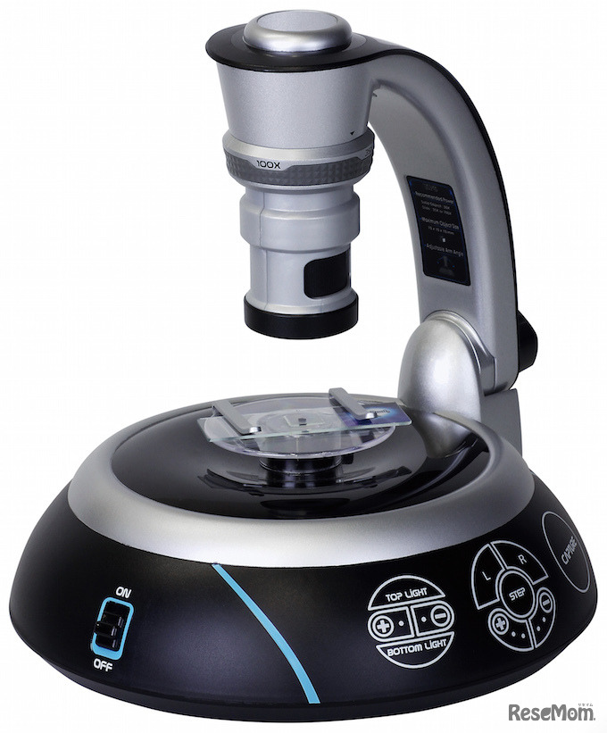 パソコン接続専用ターンテーブル付き100倍マルチアングル顕微鏡