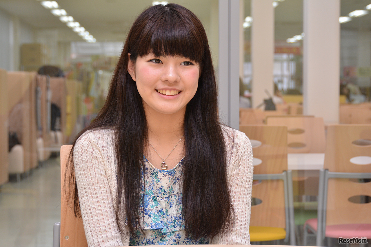 文芸文化学科1年小川さん