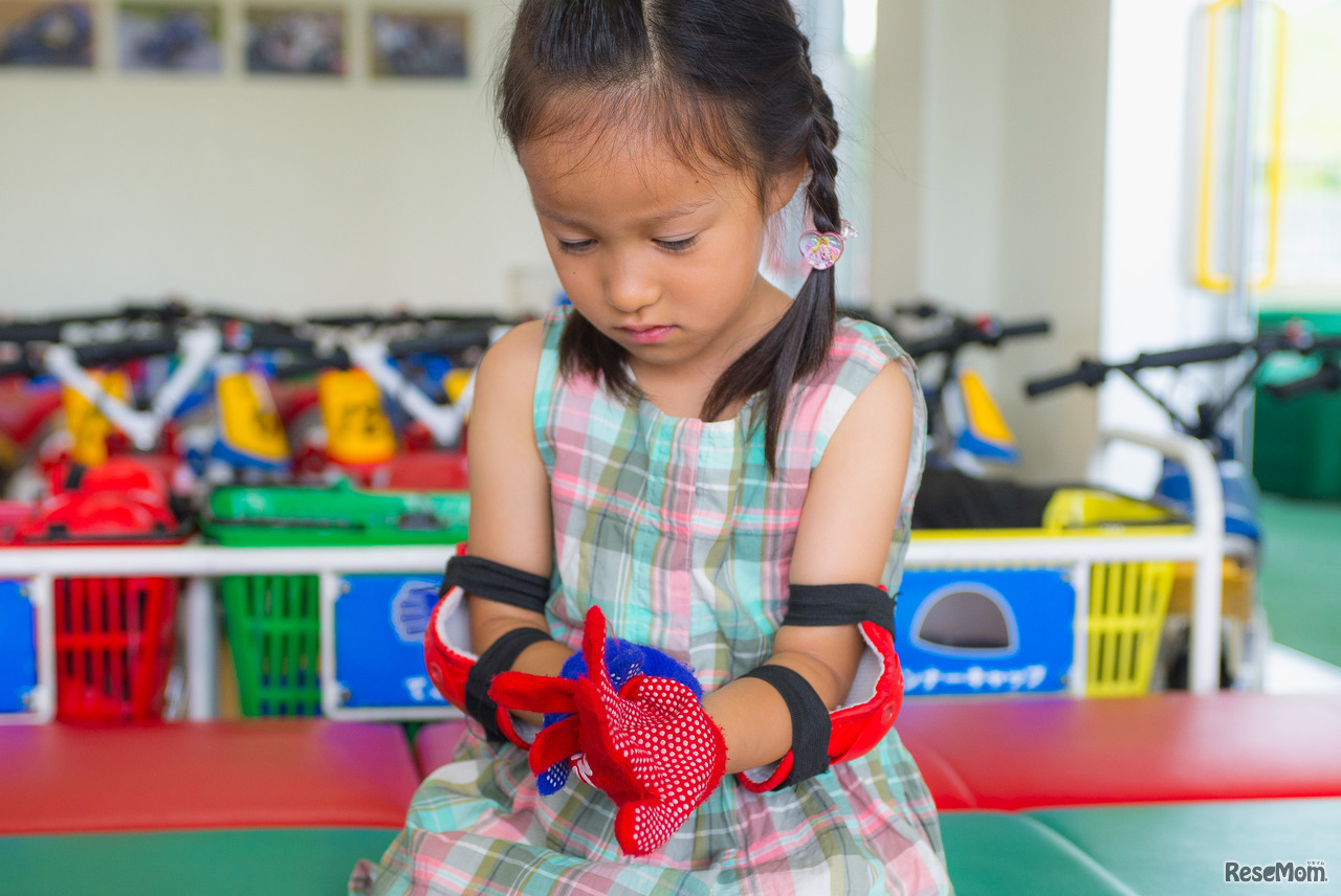 キッズバイク。準備から自分で挑戦