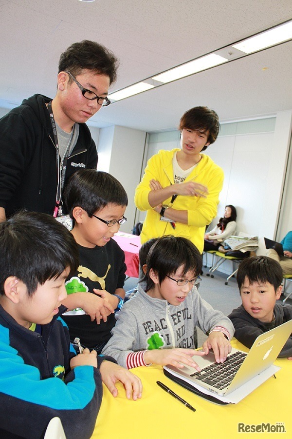 プログラミング教室のようす