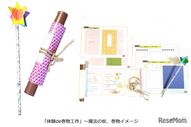 魔法の杖、巻物イメージ